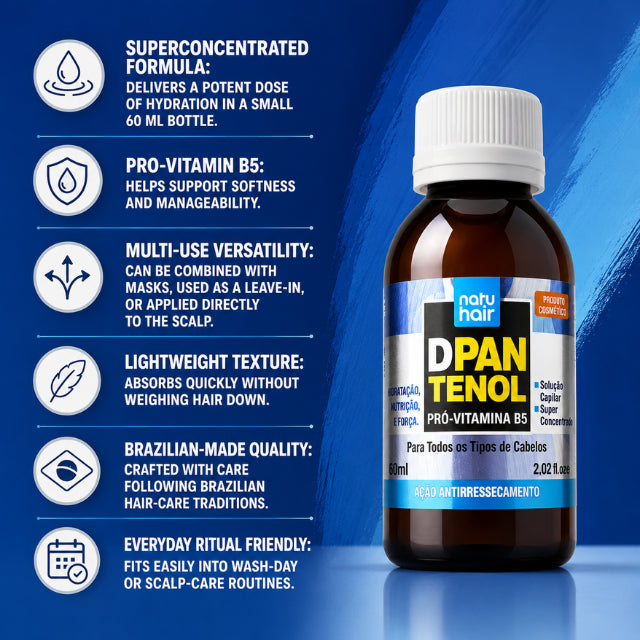 טוניק לשיער D-Panthenol NatuHair – 60 מ"ל