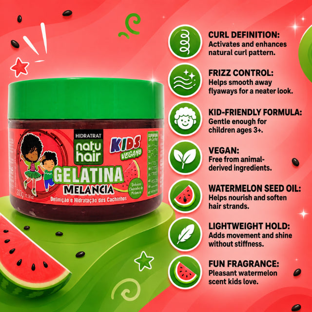 NatuHair Kids Watermelon Activating Gel – 300 g