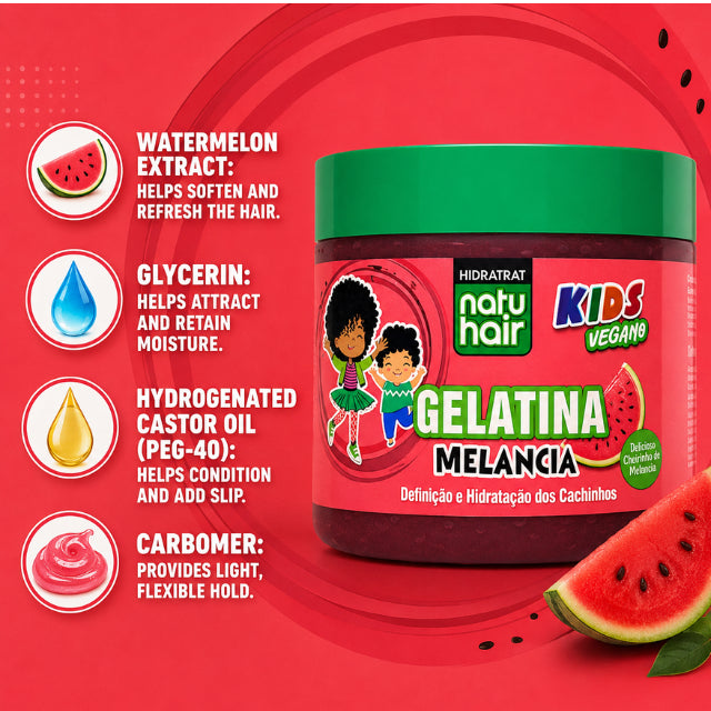 NatuHair Kids Watermelon Activating Gel – 300 g