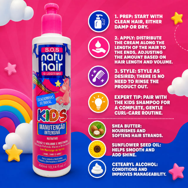 NatuHair SOS Kids Intensive Maintenance for Girls – 300 ml
