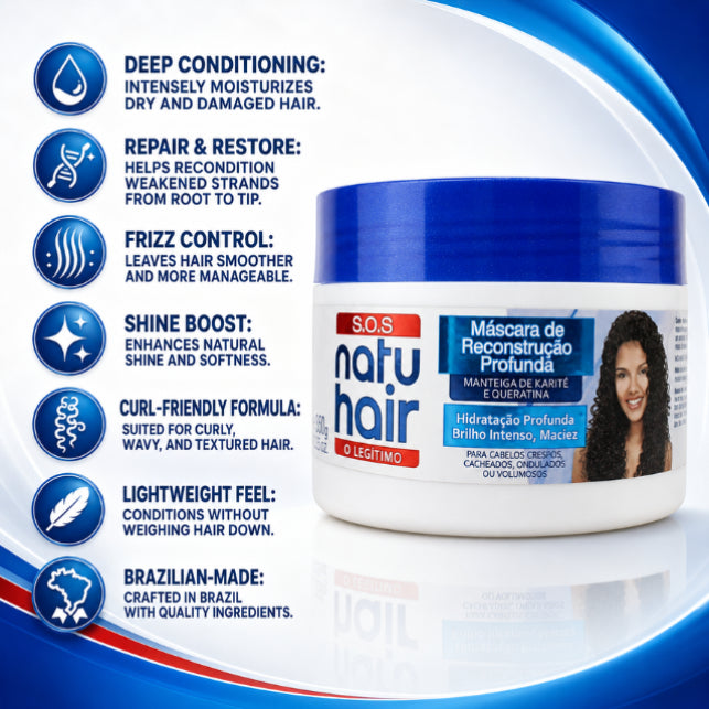 NatuHair Traditional SOS Treatment Mask – 350 g