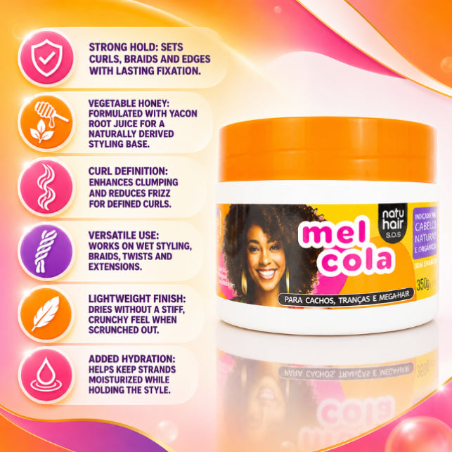 NatuHair SOS Honey Styling Gel – 350 g