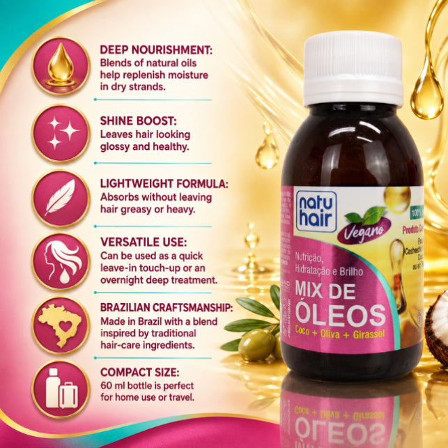 NatuHair Oil Mix – 60 ml
