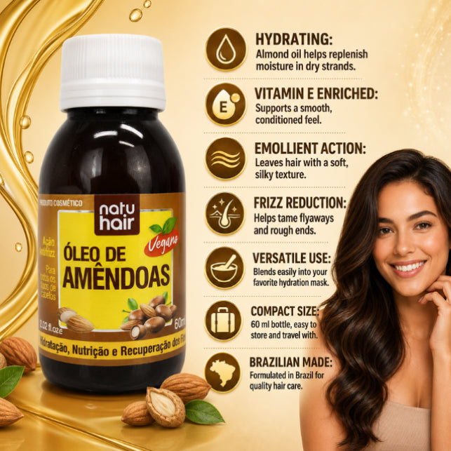 NatuHair Almond Oil – 60 ml
