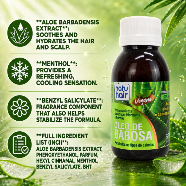 NatuHair Aceite de Aloe Vera – 60 ml