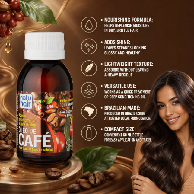 שמן קפה NatuHair – 60 ml