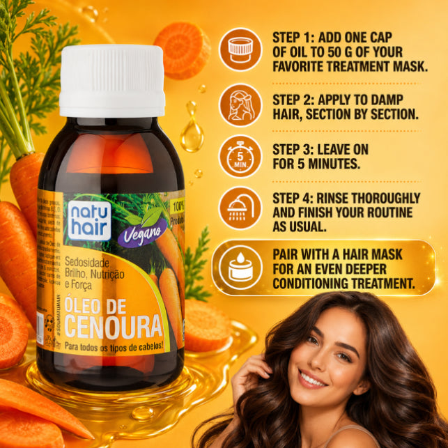 NatuHair Carrot Oil – 60 ml