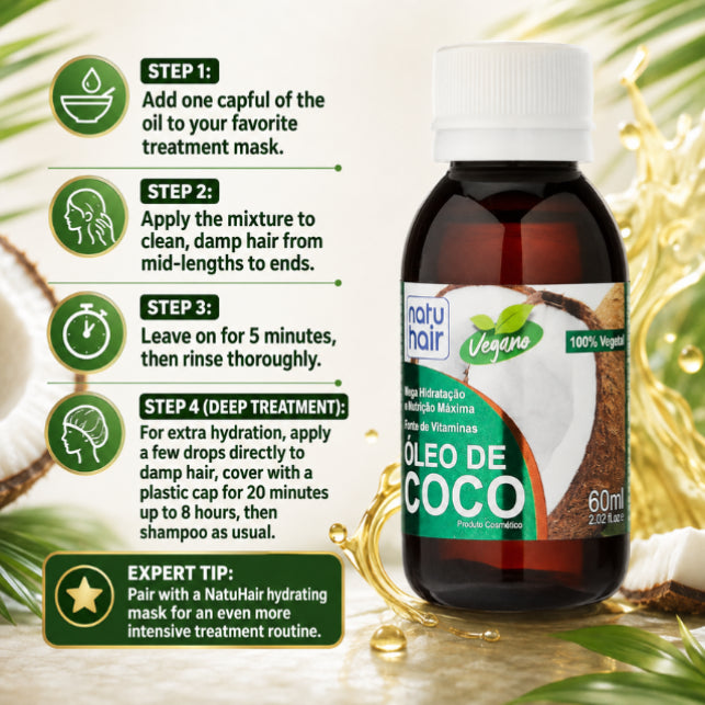 NatuHair Coconut Oil – 60 ml
