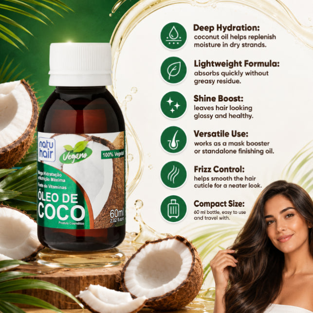 NatuHair Coconut Oil – 60 ml