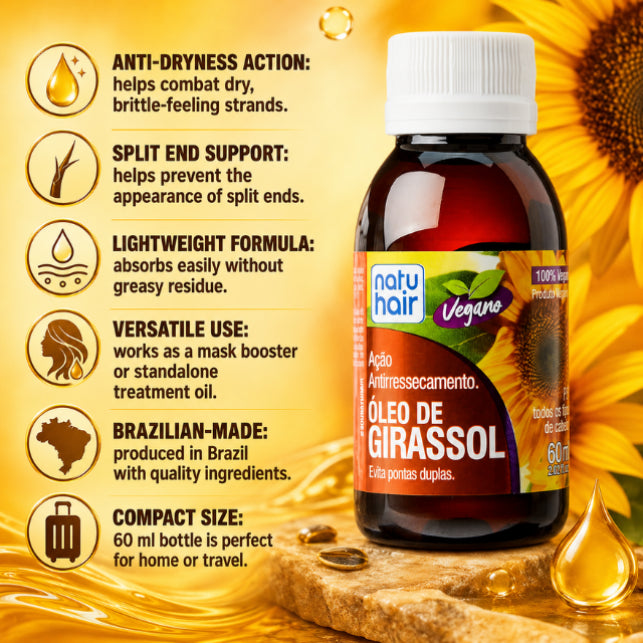 NatuHair Sunflower Oil – 60 ml