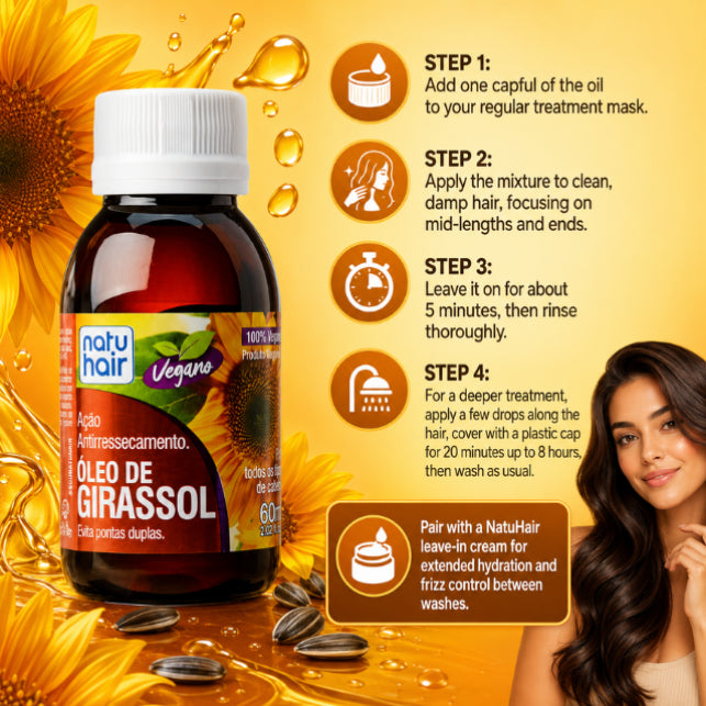 NatuHair Sunflower Oil – 60 ml