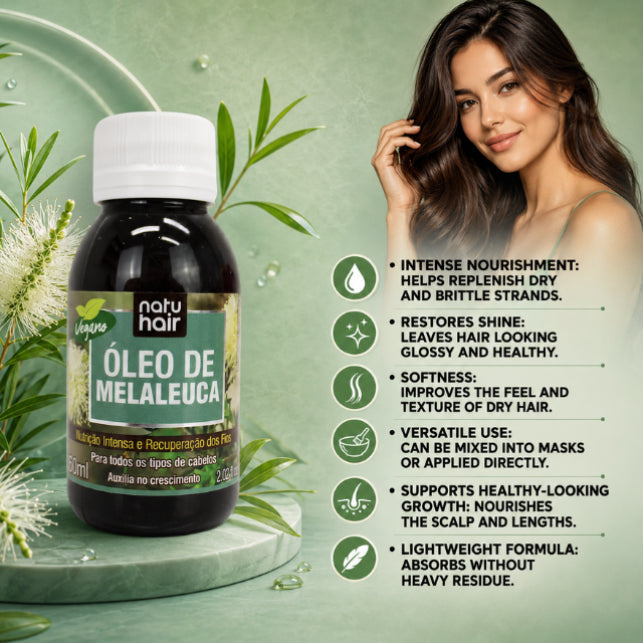 NatuHair Tea Tree (Melaleuca) Oil – 60 ml