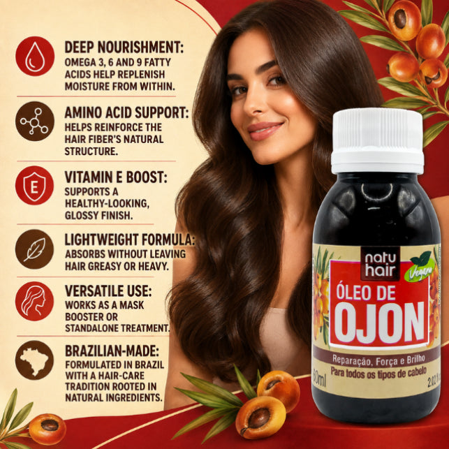 NatuHair Aceite de Ojon – 60 ml