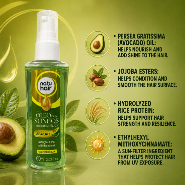 NatuHair Avocado Dream Oil – 60 ml
