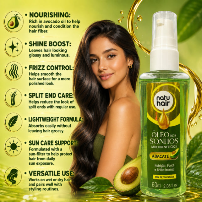 NatuHair Avocado Dream Oil – 60 ml