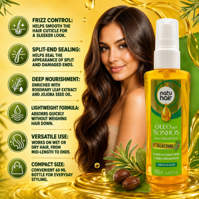 שמן חלום רוזמרין NatuHair – 60 ml