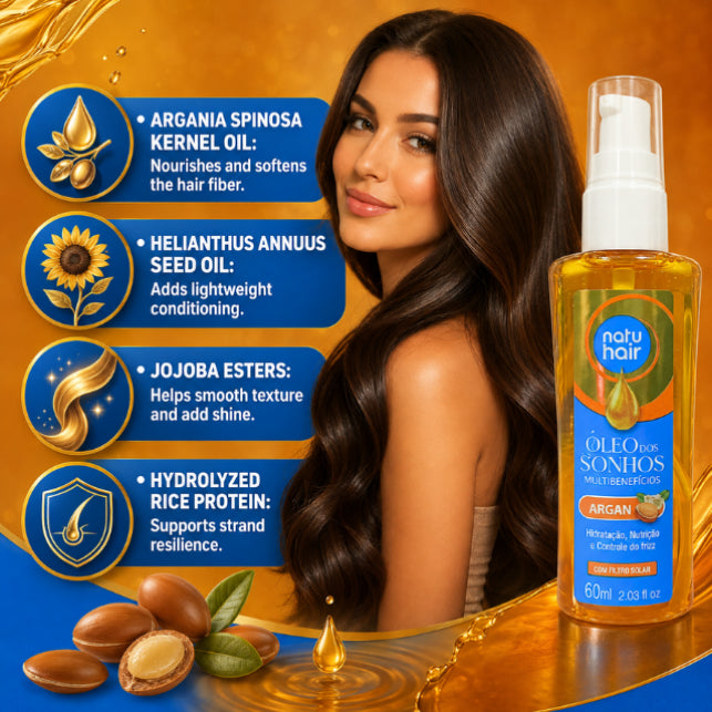 زيت حلم Argan من NatuHair – 60 مل