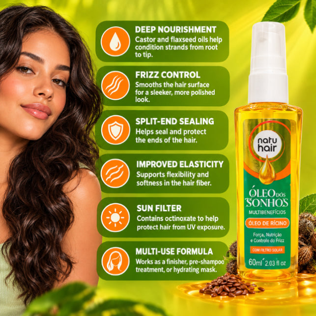 زيت الخروع من NatuHair – 60 مل