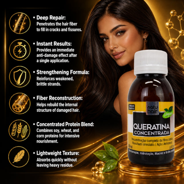 NatuHair 濃縮ケラチン – 60 ml