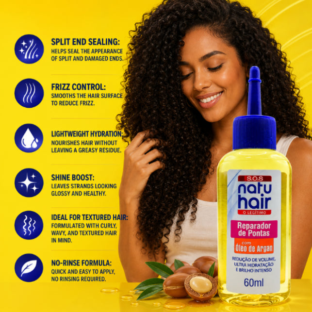 NatuHair トラディショナル SOS スプリットエンドリペアラー – 60 ml