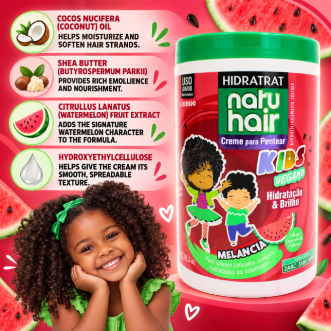 NatuHair קרם לסירוק אבטיח לילדים – 1 ק"ג