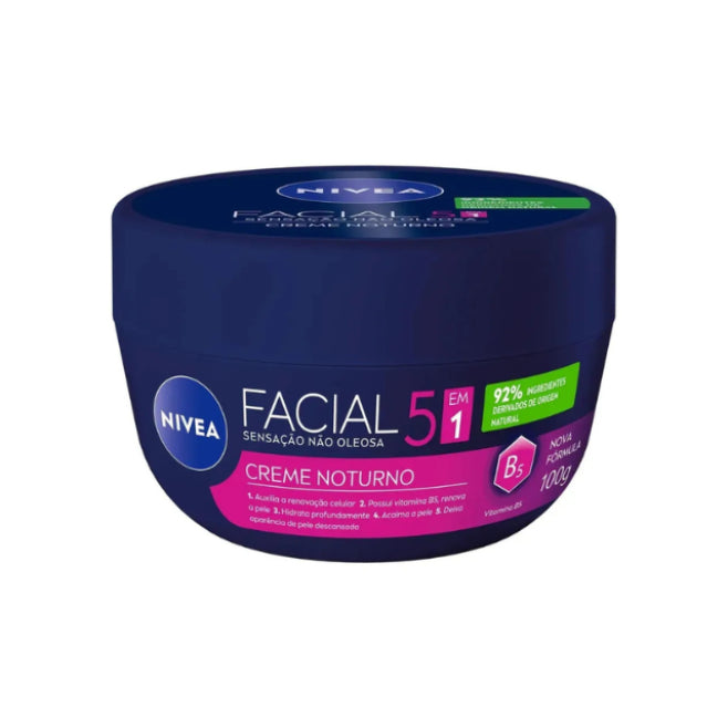 Crème de Nuit Visage Ultralégère 7-en-1 Nivea – 3,5 oz (100 g)