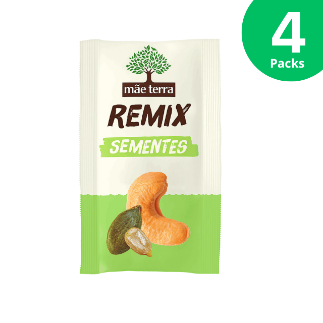 4 paquetes de mezcla de semillas Mãe Terra - 4 x 25 g (0,88 oz)
