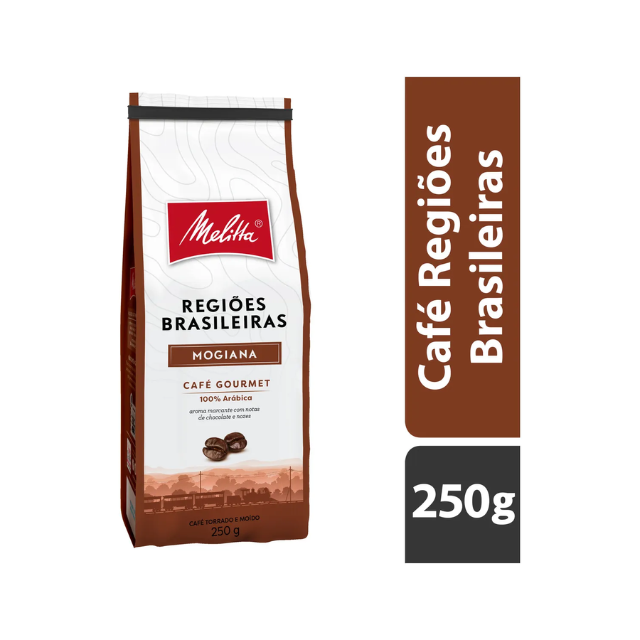 MELITTA - Regiões Brasileiras - MOGIANA - 250g - Café Arábica Brasileiro