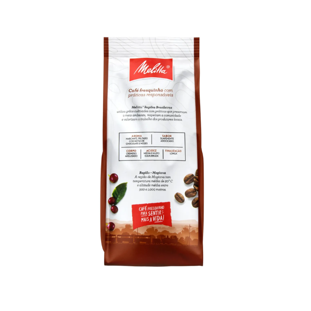 4 Packs Melitta Brazilian Regions Mogiana Coffee 4 x 250g (8.8oz) Rich chocolate and nutty notes - 100% Arabica Coffee