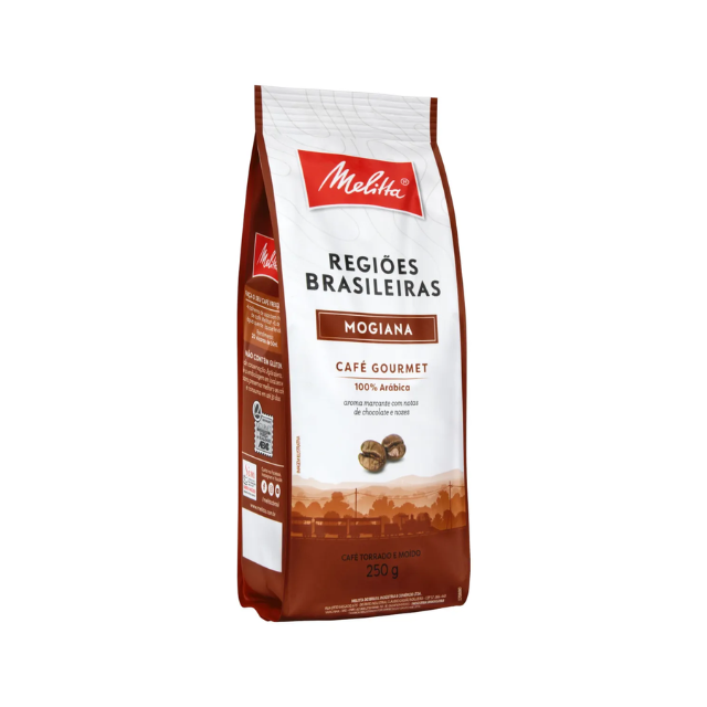 8 Packs Melitta Brazilian Regions Mogiana Coffee - 8 x 250g (8.8oz) Rich chocolate and nutty notes - 100% Arabica Coffee