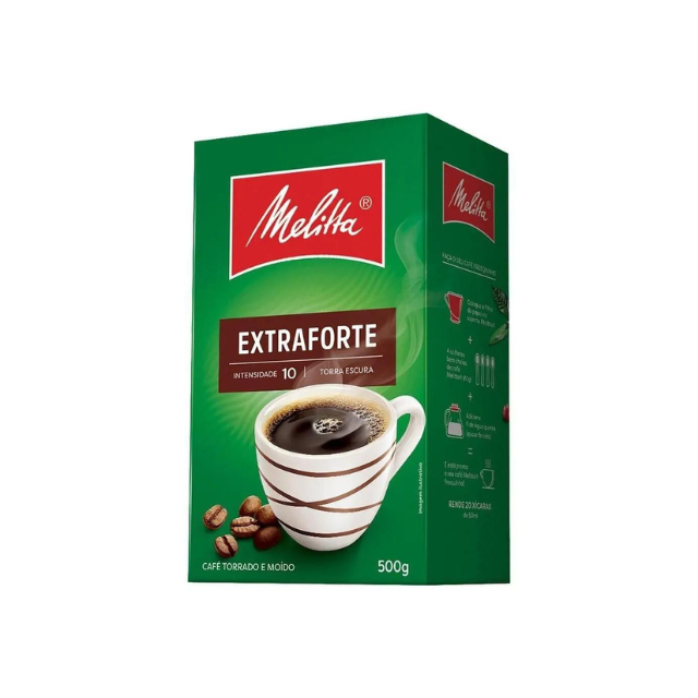 4 Packs Melitta Extra Forte/Strong Ground Coffee - 4 x 500g / 17.6 oz
