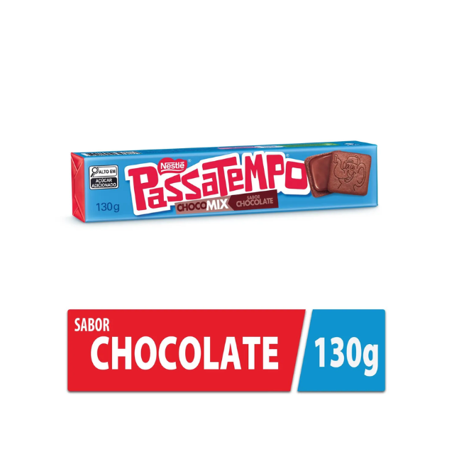 8 Packungen Nestlé Passatempo ChocoMix Kekse mit Schokoladenfüllung – 8 x 130 g (4,59 oz)