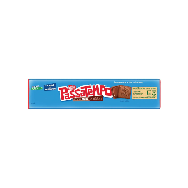 Nestlé Passatempo ChocoMix Galletas Rellenas de Chocolate - 130g (4.59 oz)