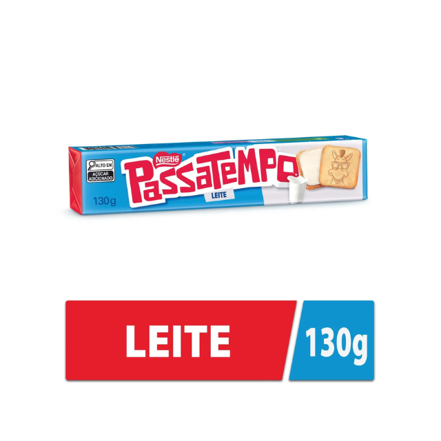 Galleta rellena de leche Nestlé Passatempo, 130 g (4,59 oz)