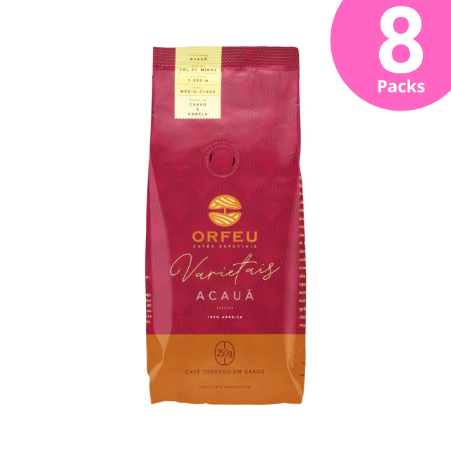 Orfeu Acauã Coffee Beans, Sul de Minas, 100% Arabica 250g / 8.8oz - Varietal Line