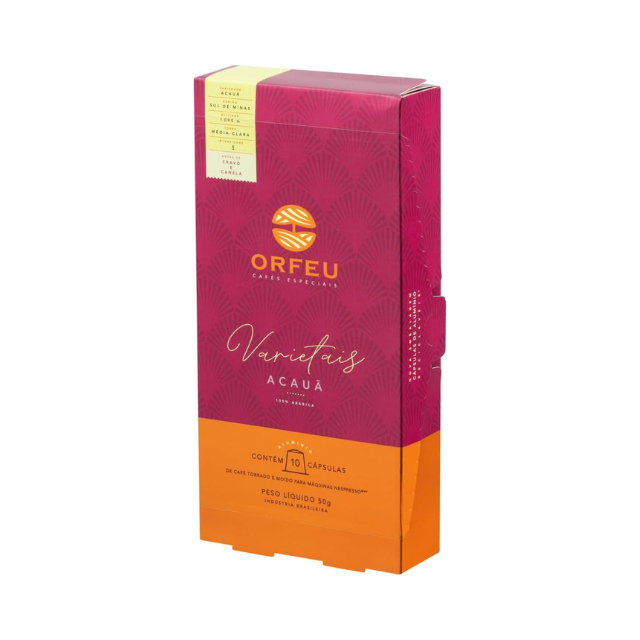 Orfeu Acauã Coffee Capsules, Nespresso Compatible - 50g (1.76oz)