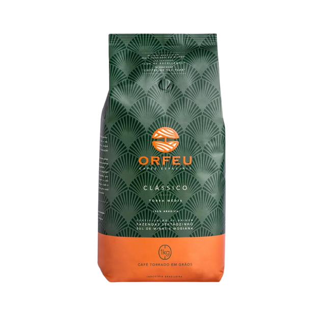 Orfeu经典咖啡豆 1KG - 100% 阿拉比卡咖啡 - 巴西阿拉比卡咖啡