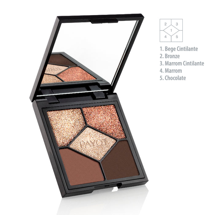 Payot Chic 5-Color Eyeshadow Palette – Buy now at MKPBR.COM – Worldwide Shipping