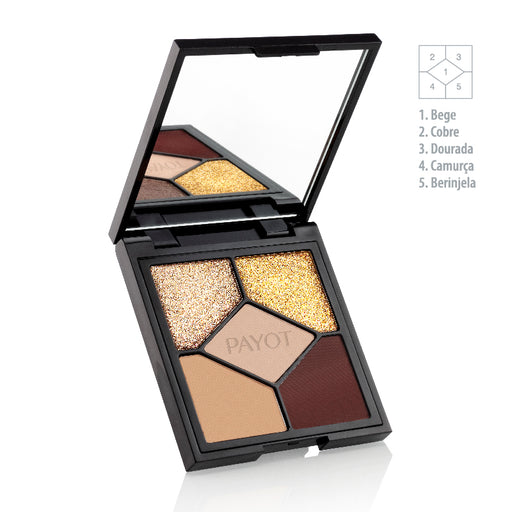 Payot Glam 5-Color Eyeshadow Palette – Buy now at MKPBR.COM – Worldwide Shipping