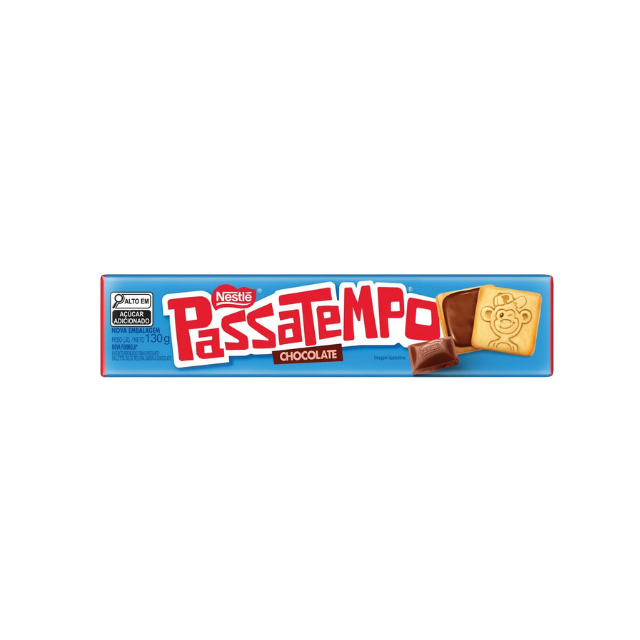 Nestlé Passatempo 巧克力夹心饼干 - 130 克（4.59 盎司）- 美味松脆巧克力零食