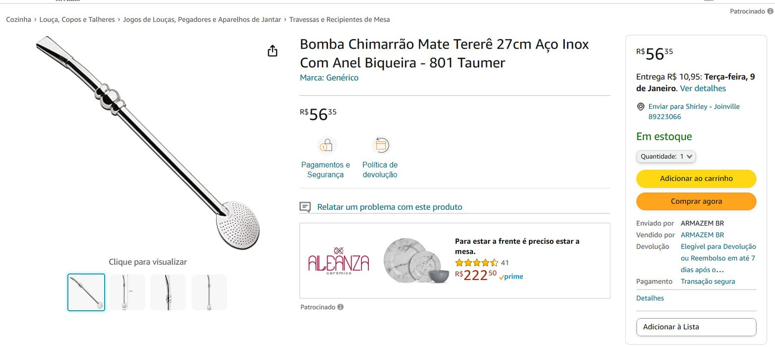 Personal Shopper | Buy from Brazil - Chimarrão items - 9 items (DDP) MKPBR - Brazilian Brands Worldwide