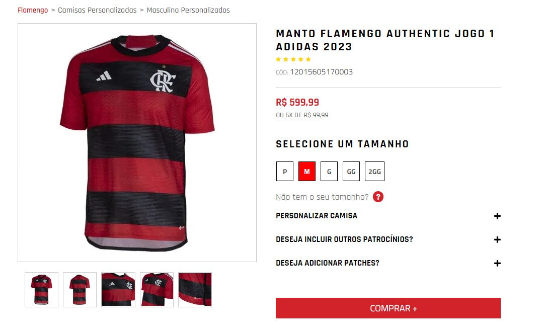 Personal Shopper | Buy from Brazil -Flamengo Jerseys- 3 units - (DDP) MKPBR - Brazilian Brands Worldwide
