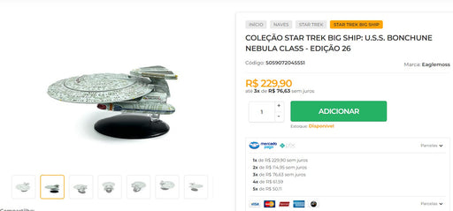 Personal Shopper | Buy from Brazil -Star Trek Collection - 15 items (DDP) MKPBR - Brazilian Brands Worldwide