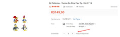 Personal Shopper | Buy from Brazil - kit Pelúcias - Turma Do Pica Pau Ty - 10 kits (DDP) MKPBR - Brazilian Brands Worldwide