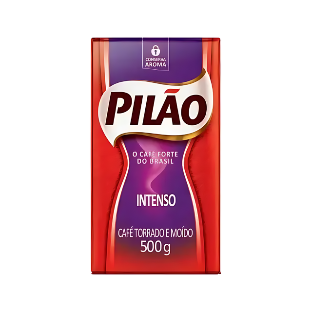 Pilão Intense Gemahlener Kaffee, Vakuumverpackt 500g (17.6 oz)
