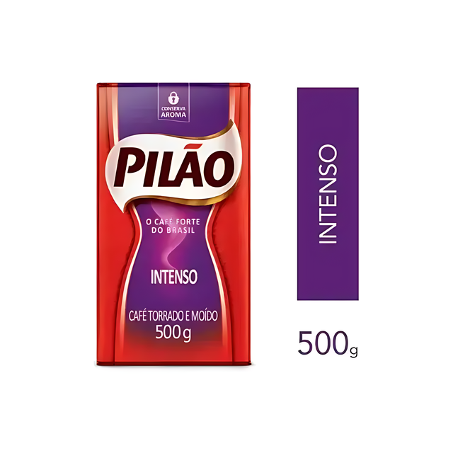 Pilão Intense Gemahlener Kaffee, Vakuumverpackt 500g (17.6 oz)