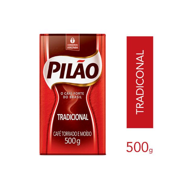 PILãO 传统 500 克 - 烘焙研磨咖啡 - 巴西咖啡