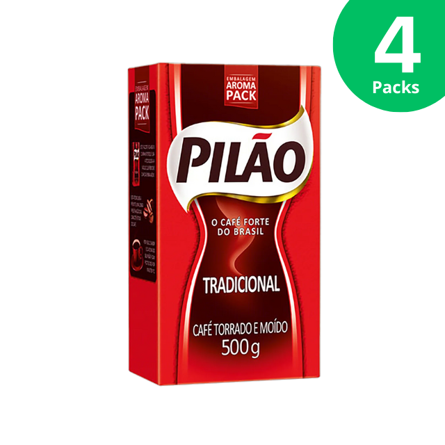 PILÃO トラディショナル 500g - 焙煎して挽いたコーヒー - ブラジルコーヒー