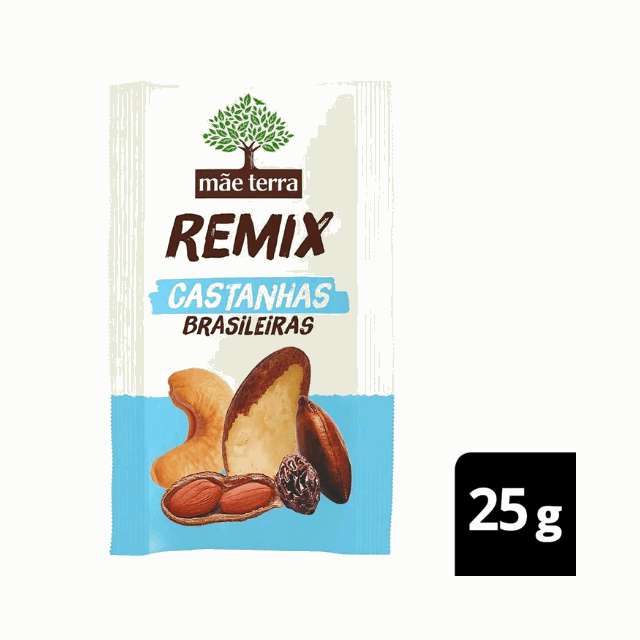 4 Packs Pocket Mix Nuts 4 x 25g (0.88 oz) Mãe Terra - Vegan