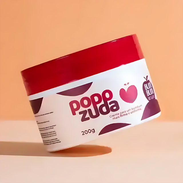 Popozuda Crème 200g - Stevigheid, Hydratatie en Stralendheid voor Uw Huid - Origineel